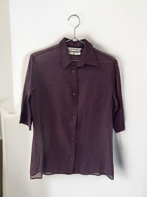 SportMax Chemise Violet