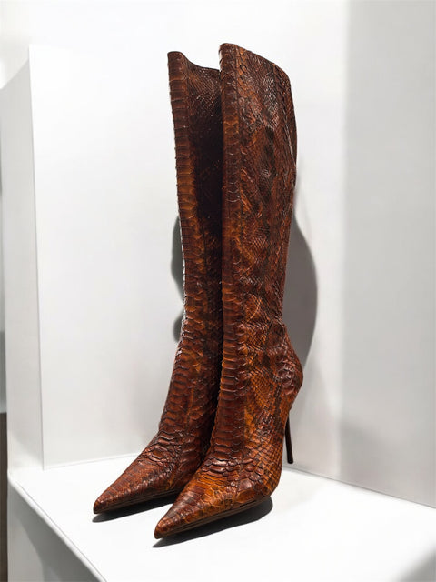Giammarco Lorenzi Python Boots t.38