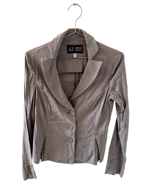 Armani Jeans Grey Linen Jacket