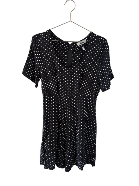 Oktavia Black Dot Dress