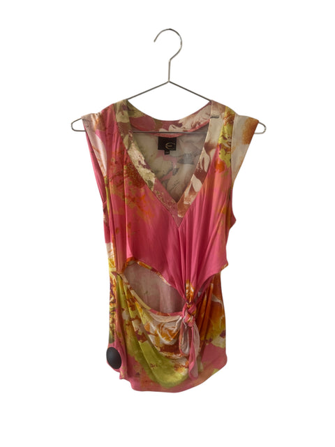 JustCavalli Pink Flower Top