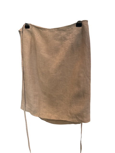Linen Beige Skirt