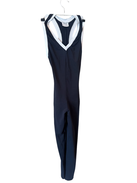Techno Black Jumpsuit Pants
