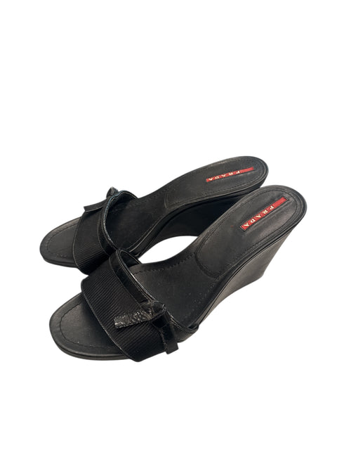 Prada Black Mule