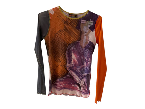 Cop.Copine Mesh Top