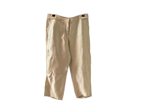 Dolce&Gabbana Satin Beige Capri