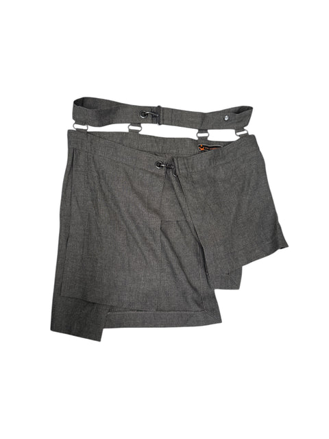 Cop.Copine Destructured Grey Skirt