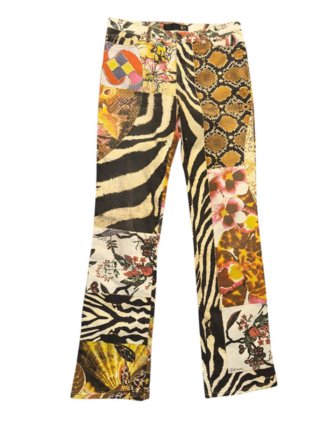 Just Cavalli Patterned Jean