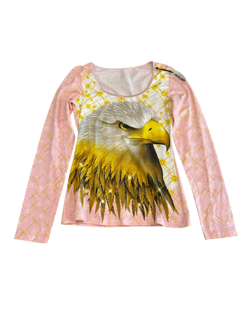 Roberto Cavali Eagle Printed Top