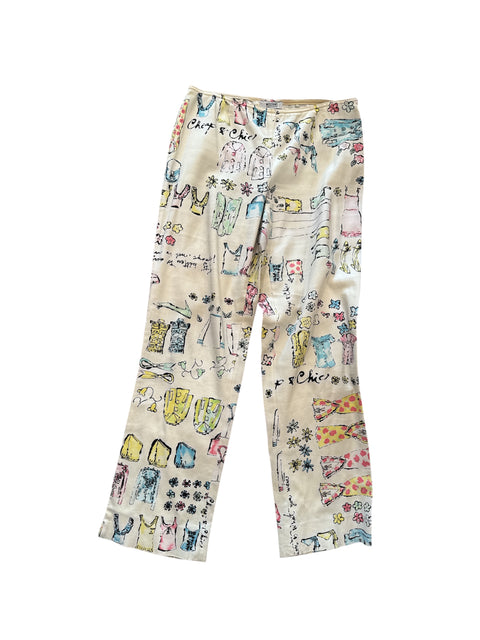 Moschino Drawings Pant