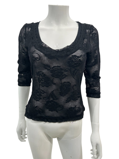 Dolce&Gabbana Black Dentelle Top