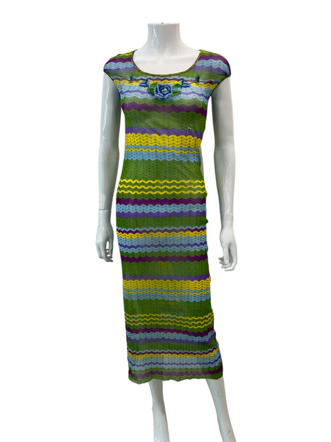 Kenzo Mesh Green dress