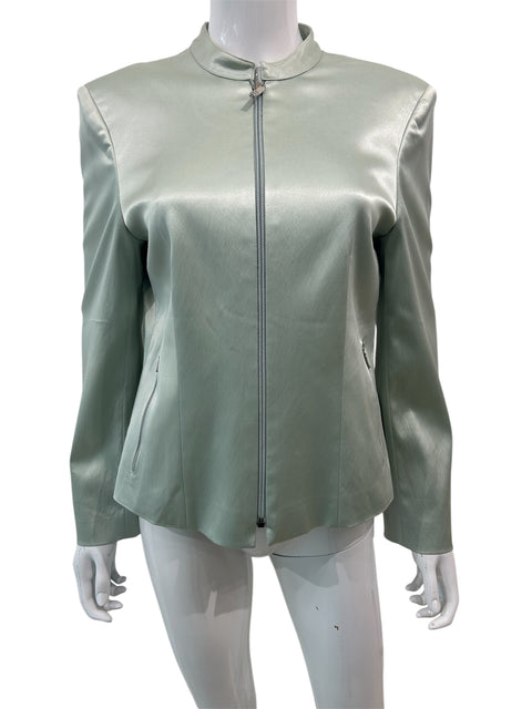 Richmond Baby Blue Satin Jacket