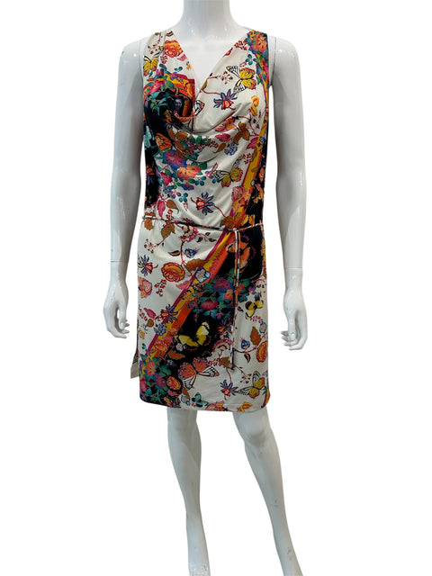 Blumarine Flower Sleeveless Dress