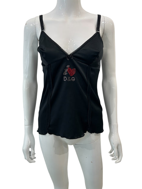 i love D&G Black Bustier