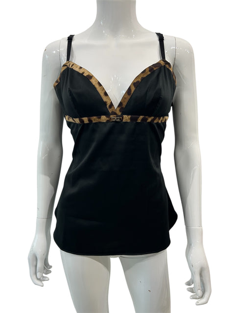Dolce&Gabbana Bustier Black/Leopard