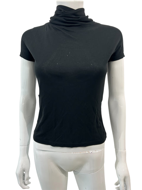 Moschino Black Wrap Top