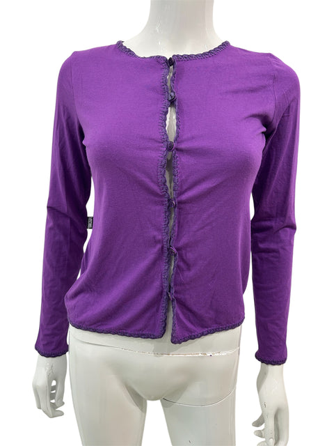 Moschino Purple Cardigan