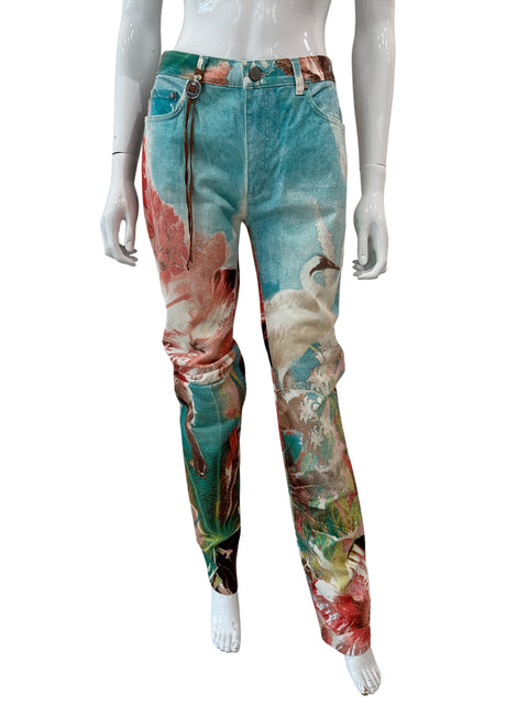 Roberto Cavalli Lake Bird Pants