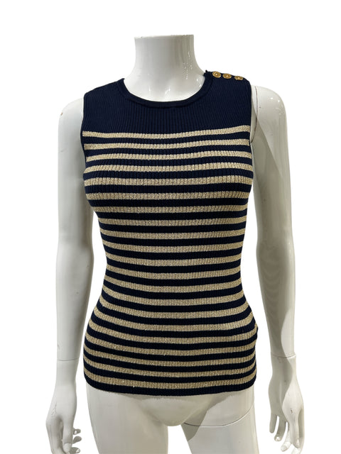 Ralph Lauren Glitter Marinière Tank Top