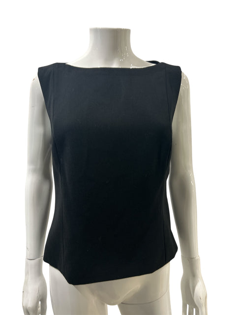 Marella Black Sleeve Less Top