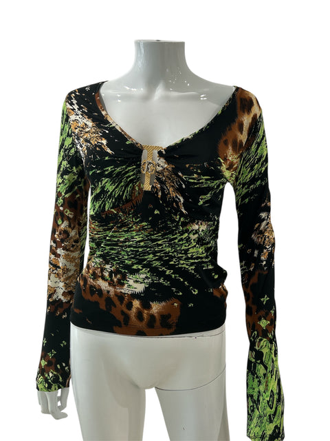 Cavalli Multi & Gold Long Sleeve