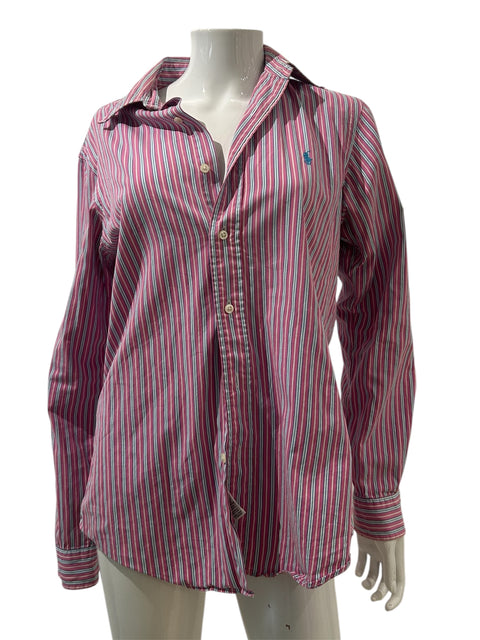 Ralph Lauren Pink and Blue Stripped Shirt