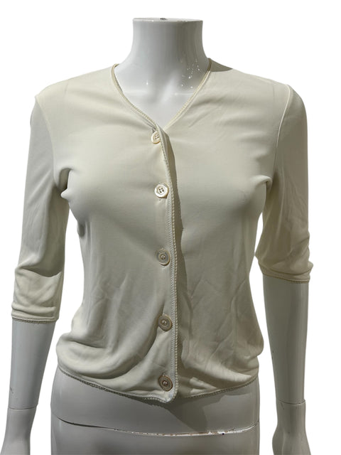 Versace Cream Classic Button Shirt