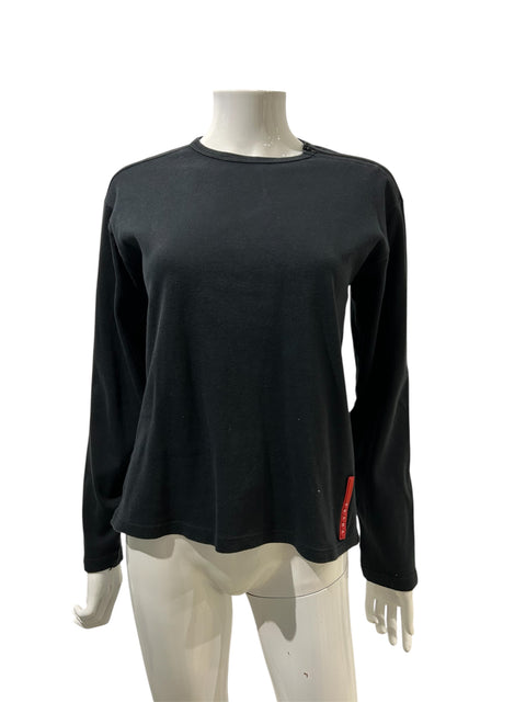 Prada Black Long Sleeve Tshirt