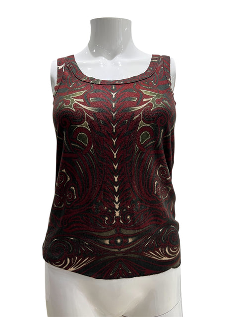 JPG Tribal Tattoo Print Tank Top