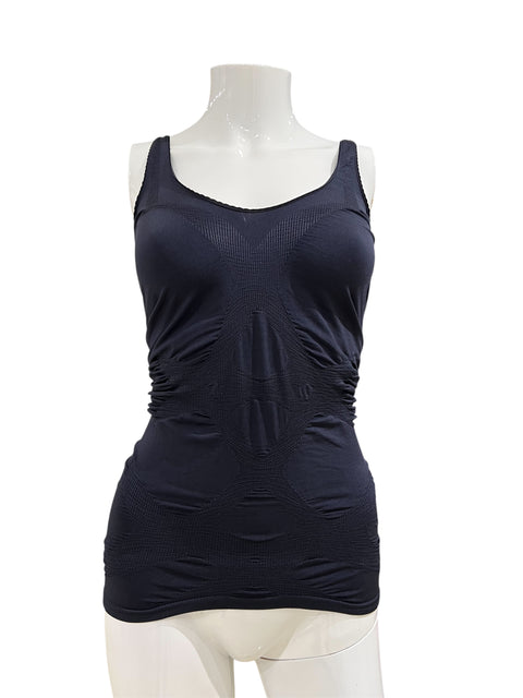 Marithé François Girbaud Navy Blue Tank Top