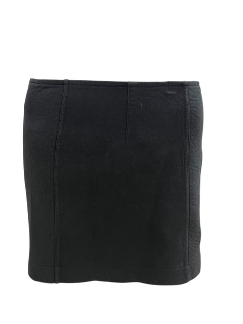 Cop Copine Neoprene Mini Black Skirt