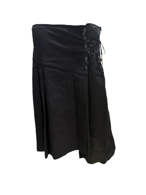 Liu Jo Black Laces Midi Skirt