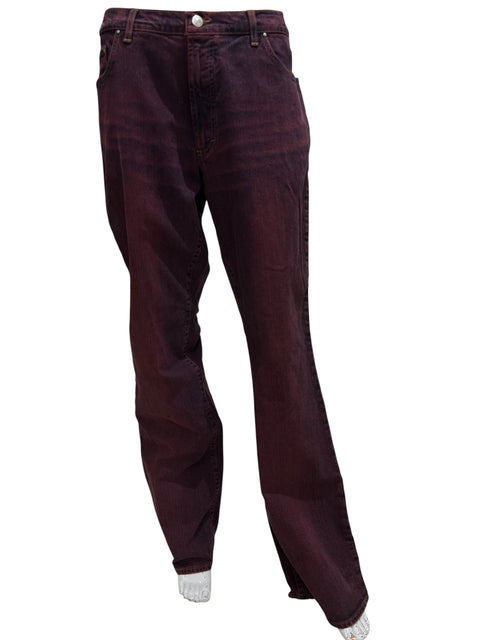 Roberto Cavalli Purple Denim Pant