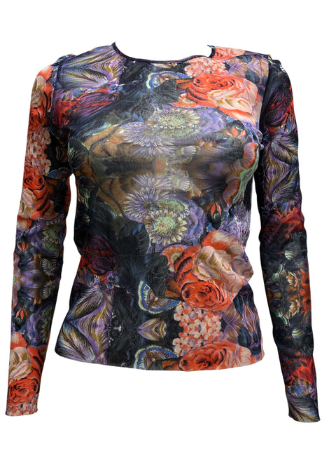 Kenzo Flower Mesh Long Sleeve