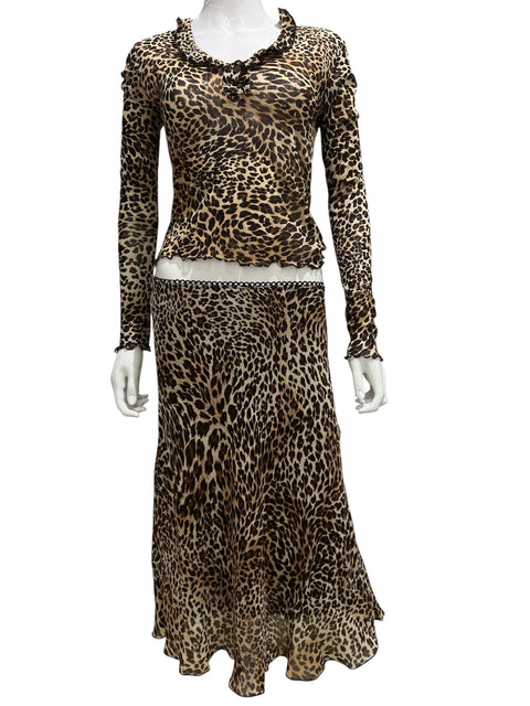 Denny Rose Leopard Mesh Set
