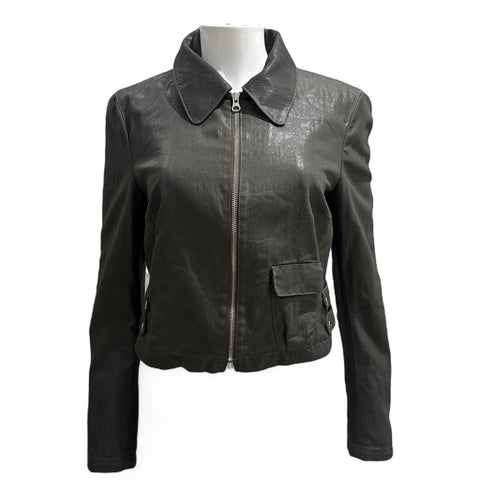 Cinque Metallic Black Jacket