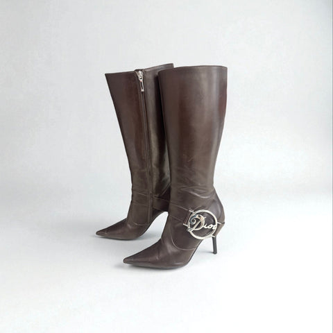 Dior Buckle Boots