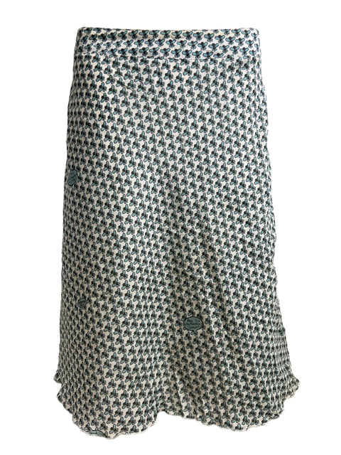 Moschino Jean Blue Bee Skirt