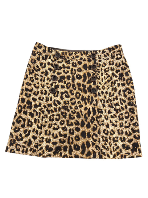 Moschino Leo Button Skirt