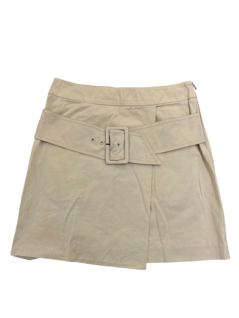 Love Moschino Beige Belt Mini Skirt