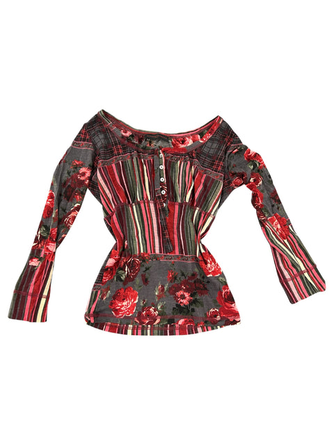 Sandro Ferrano Long Sleeve Print