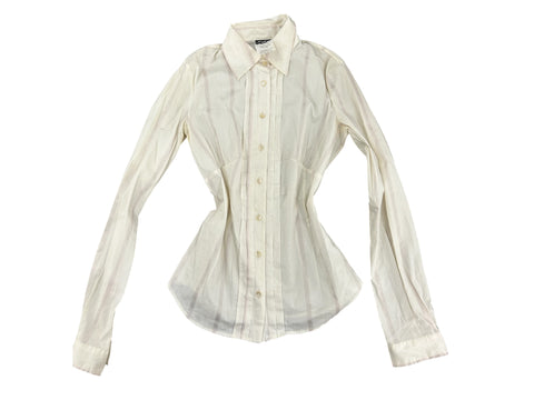 Dolce&Gabbana White Long Sleeves Shirt