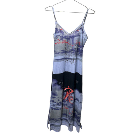 Gaultier Jeans Blue Print Dress