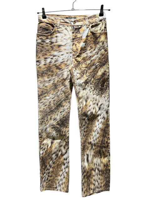Roberto Cavalli Leo Print Jean Pant
