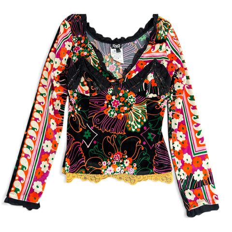 Dolce&Gabbana Print Long Sleeve (191$)