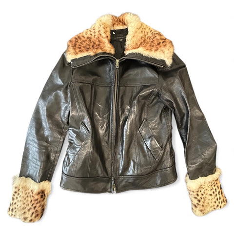 Masterpelle Leather Fur Jacket(580$)