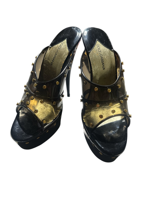 Dolce & Gabbana Black/Gold High Heel