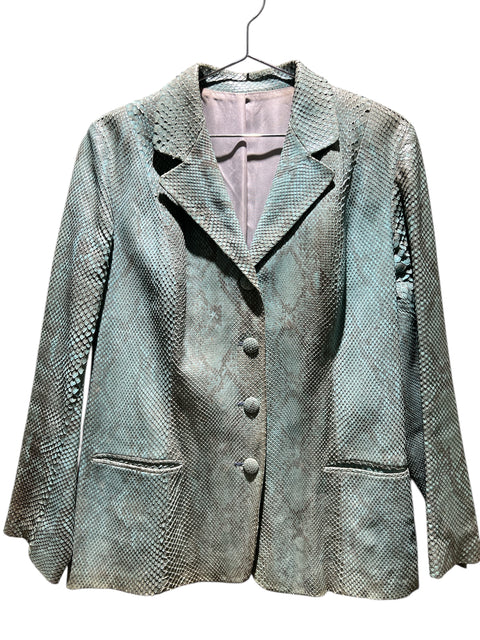 Vintage Python Blue Blazer (SL)