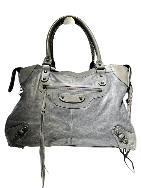 Balenciaga Grey City Bag